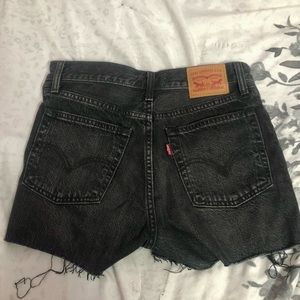 Black Levi shorts